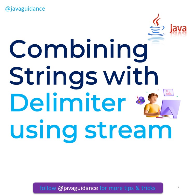 Combining Strings with Delimiter using stream
